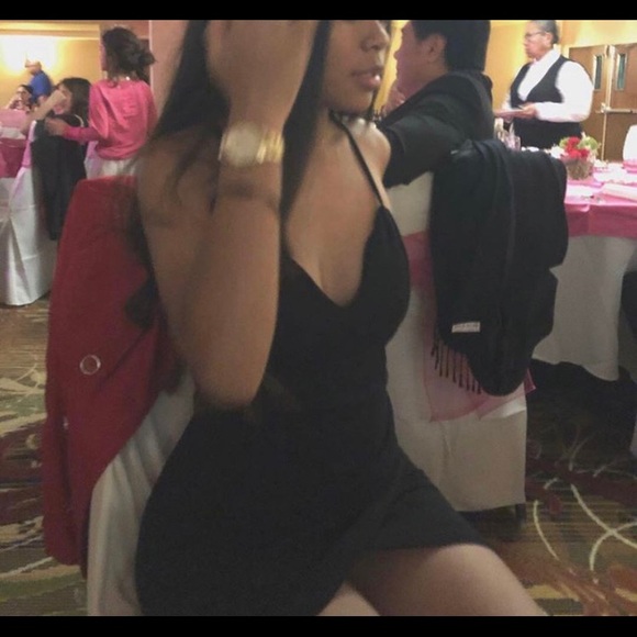 Black Fitted Dress - Picture 2 of 4